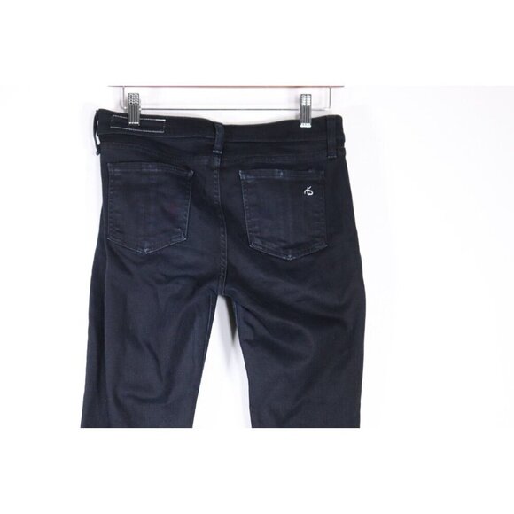 Rag & Bone Womens Size 26 Black W1502K520 Mid-Rise Classic Skinny Fit Slim Jeans - Picture 4 of 8